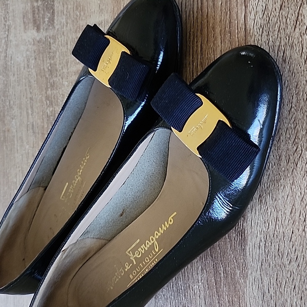 Classic Ferragamo luxury heels
